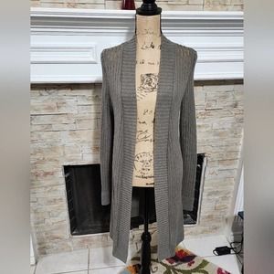 Tommy Bahama loose knit linen‎ blend cardigan sweater duster size medium